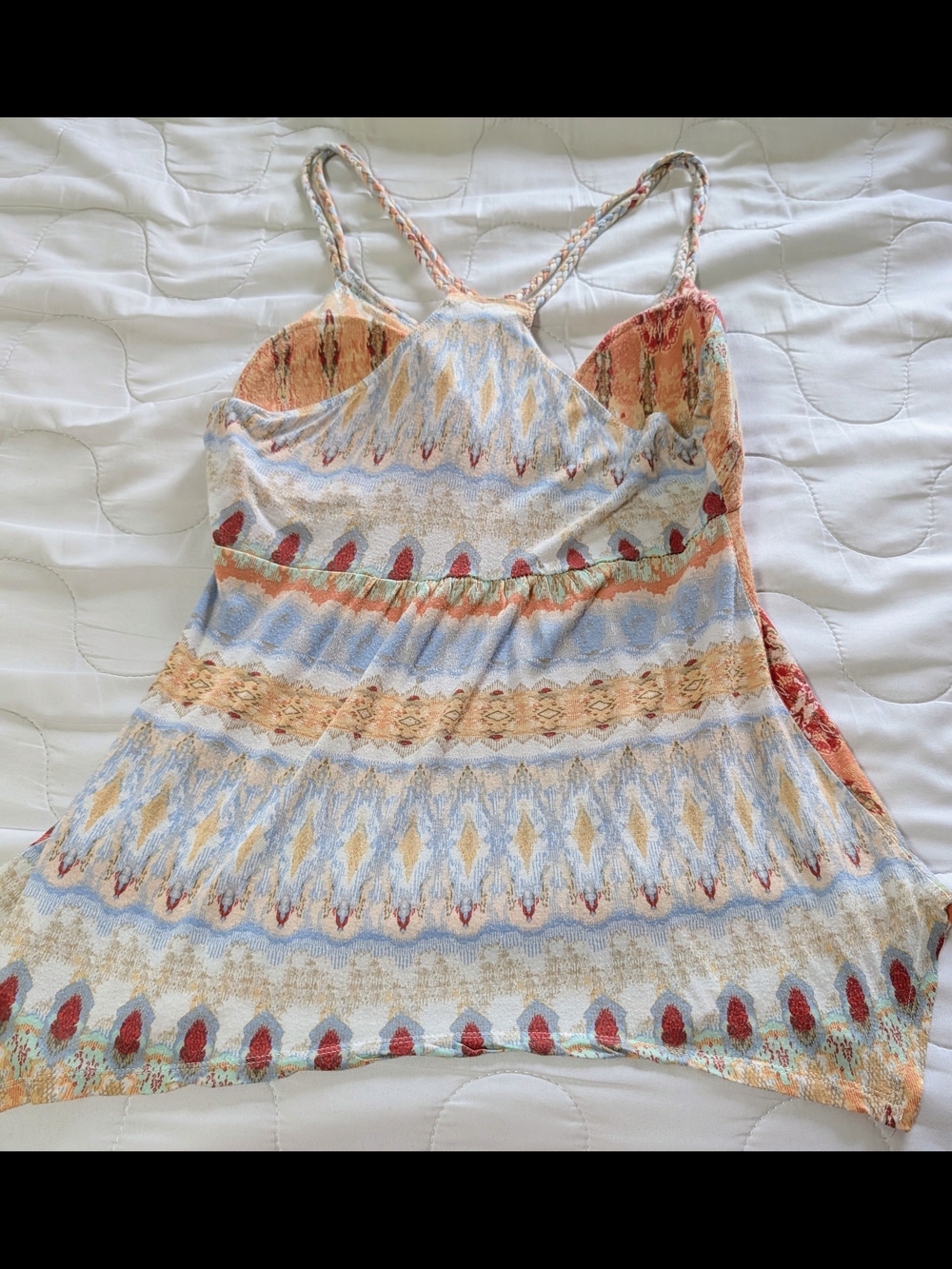 American Rag Multicolor Strappy Ikat-Print Camisole - Picture 2 of 3